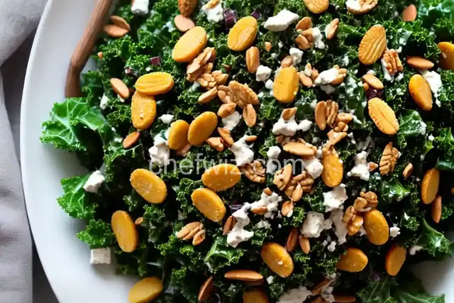 Kale Salad with Peanut Dressing