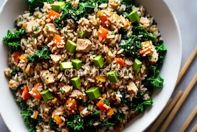 Kale-Turkey Rice Bowl
