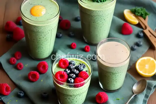 Kale and Berries Breakfast Smoothie
