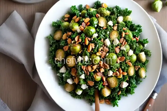 Kale and Brussels Sprout Salad