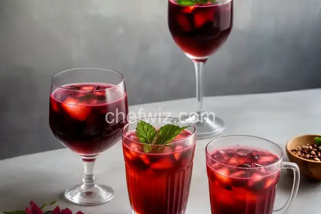 Karkadeh (Egyptian Hibiscus Iced Tea)