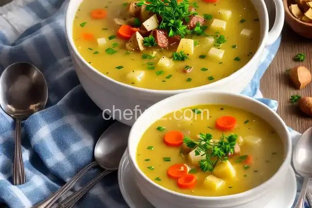Kartoffelsuppe nach Bayrischer Art (Bavarian Potato Soup)