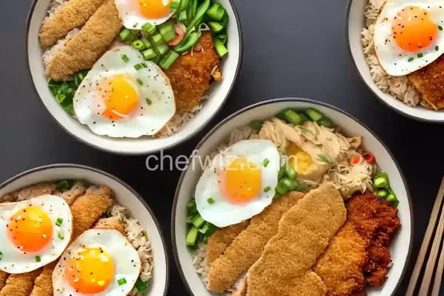 Katsudon (Japanese Chicken or Pork Cutlet and Egg Rice Bowl) Recipe