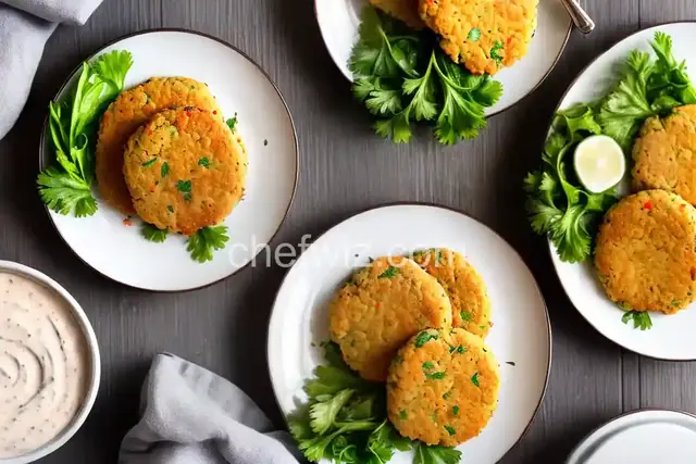Keto Air Fryer Salmon Cakes with Sriracha Mayo