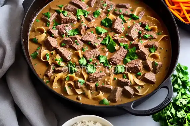 Keto Beef Stroganoff