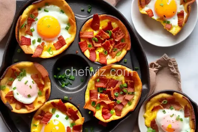 Keto Cheesy Bacon and Egg Cups