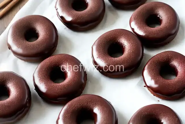 Keto Chocolate Glazed Donuts