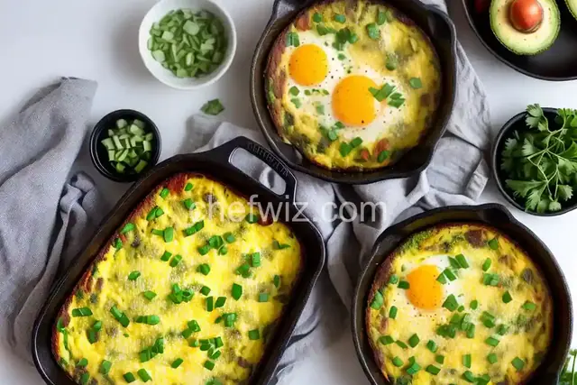 Keto Diet Avocado Egg Bake