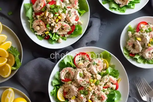 Keto Mock Crab Salad