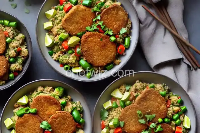 Keto Pork and Veggie Cauliflower Fried Rice