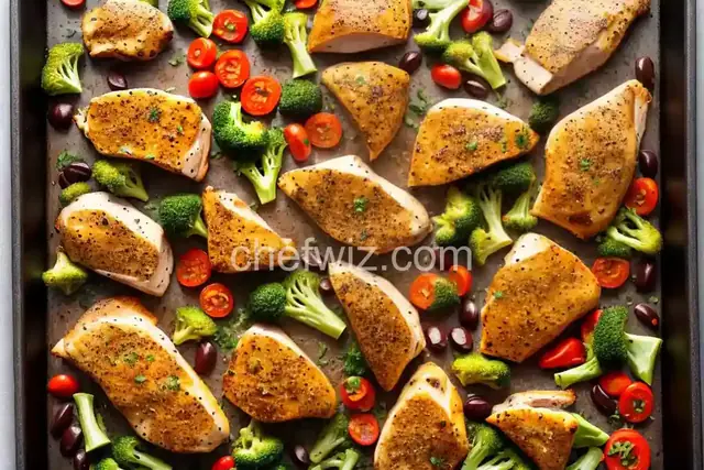 Keto Smoky Chicken and Vegetable Sheet Pan Dinner