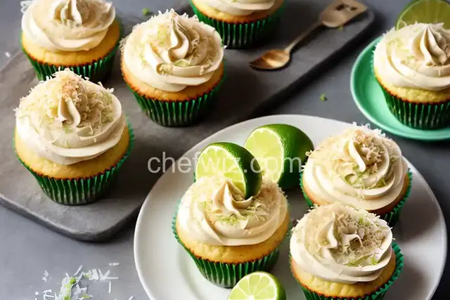 Key Lime-Coconut Cupcakes