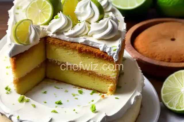 Key Lime Poke Cake