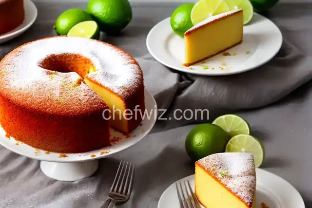 Key Lime Rum Cake