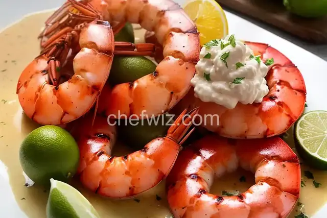 Key West Pink Shrimp and Florida Spiny Lobster Tails served with Hot Key Lime Butter