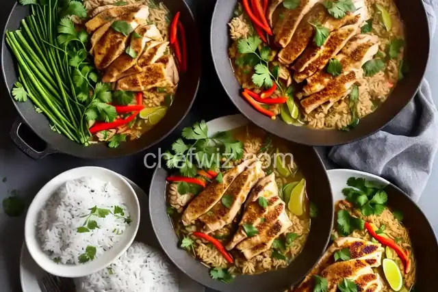 Khao Man Gai Thai Chicken and Rice (Healthy Version)