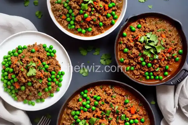 Kheema: Indian Ground Beef with Peas