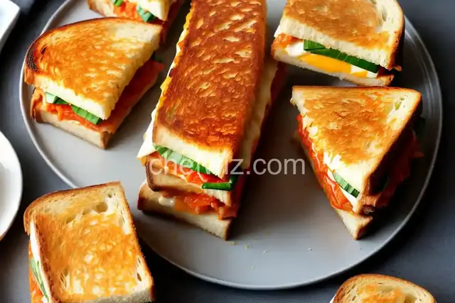 Kimchi Grilled Cheese Sandwich