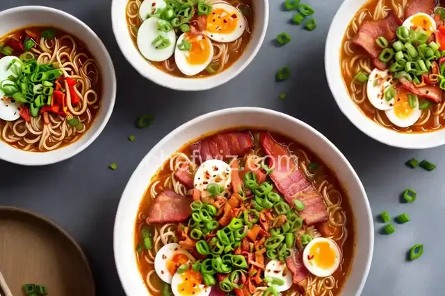 Kimchi and Bacon Ramen