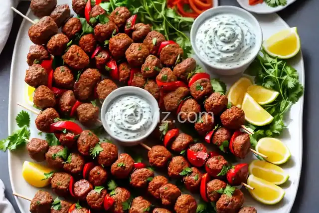 Kofta Kebabs with Tzatziki