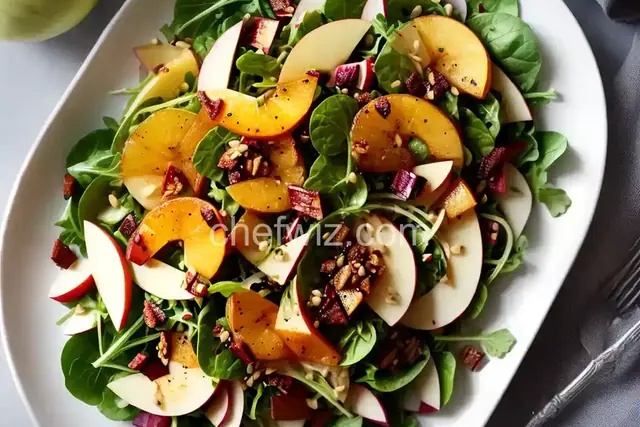 Kohlrabi and Apple Salad