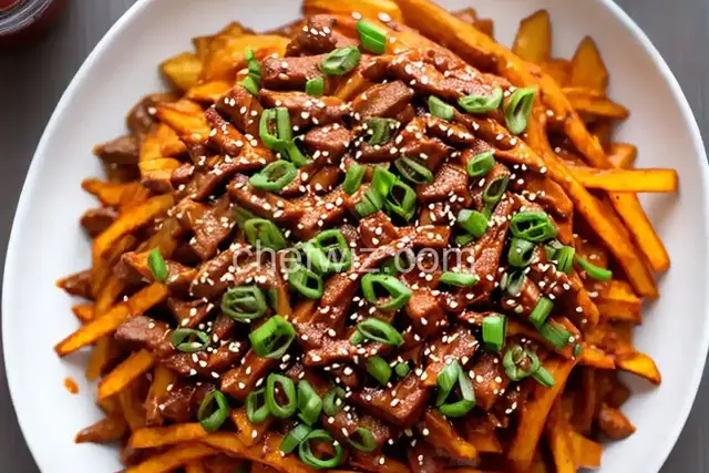 Korean BBQ Kimchi Fries
