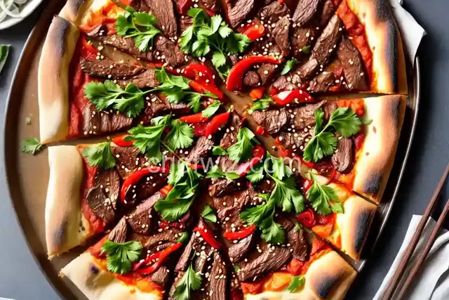 Korean BBQ Pizza