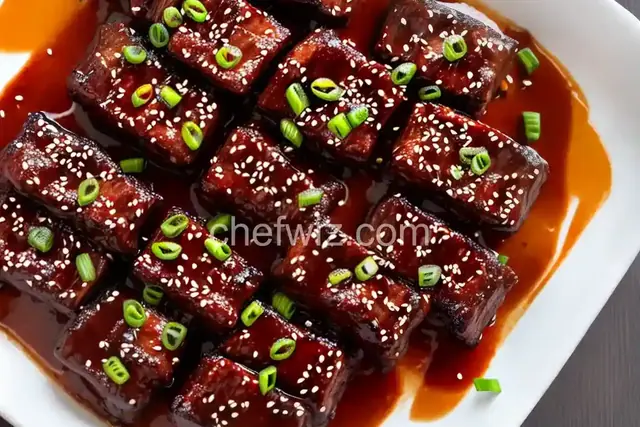 Korean Barbecue Short Ribs Teriyaki
