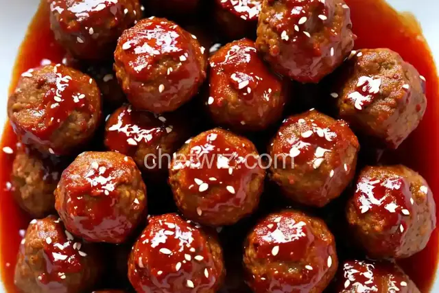 Korean Barbecue-Style Meatballs