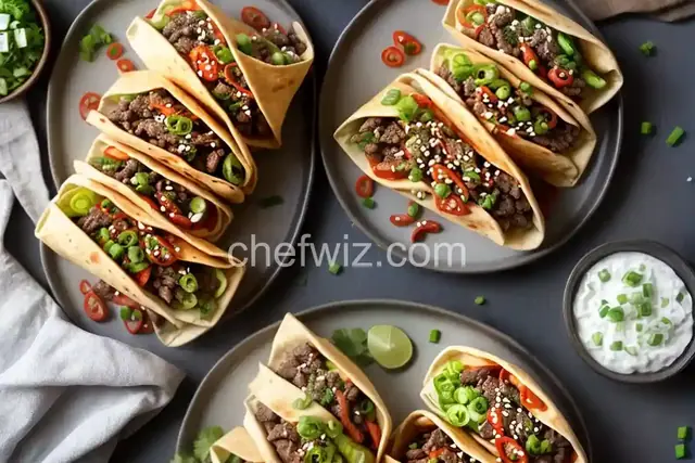 Korean Beef Bulgogi Burritos Recipe