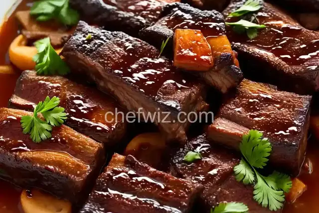 Korean Braised Short Ribs (Galbi Jjim)