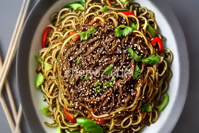 Korean Glass Noodles (Jap Chae)