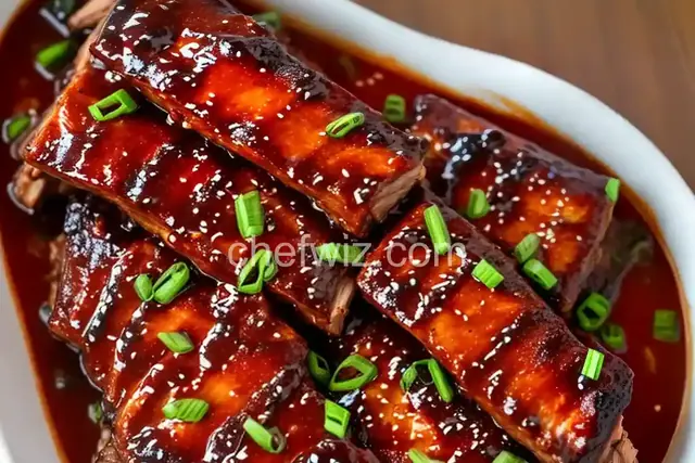 Korean-Style Braised (Slow Cooker) Baby Back Ribs