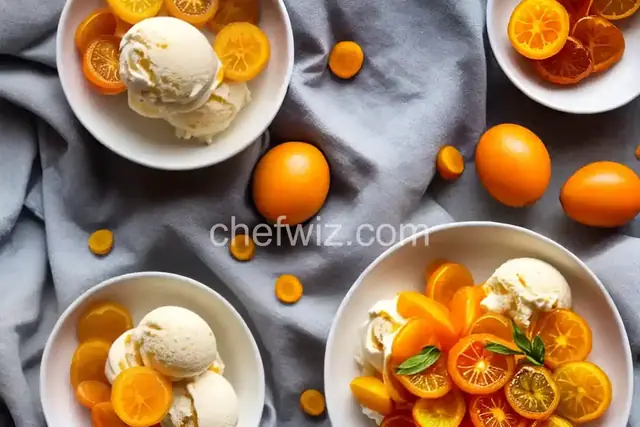 Kumquat Ice Cream