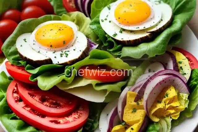 L.O.V.E. Wrap Sandwich (Lettuce, Onion, Vegetable, Egg Salad)