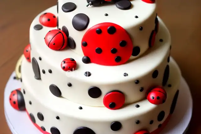 Ladybug Cake