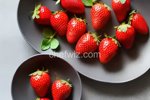 Ladybug strawberries