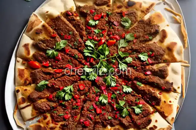 Lahmajun (Armenian Flatbread With Spiced Lamb)