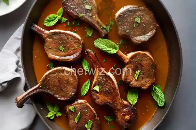 Lamb Chops with Mint Oil
