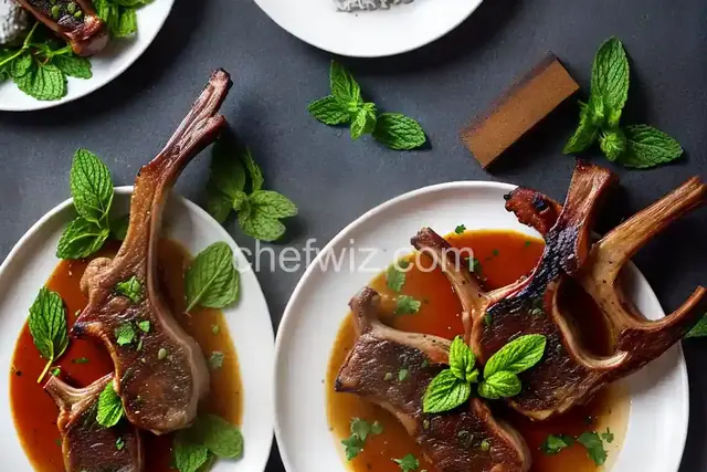 Lamb Chops with Mint Sauce