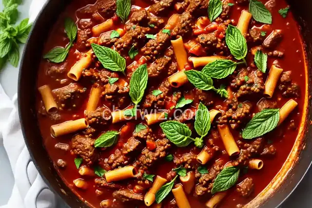 Lamb Ragu with Mint
