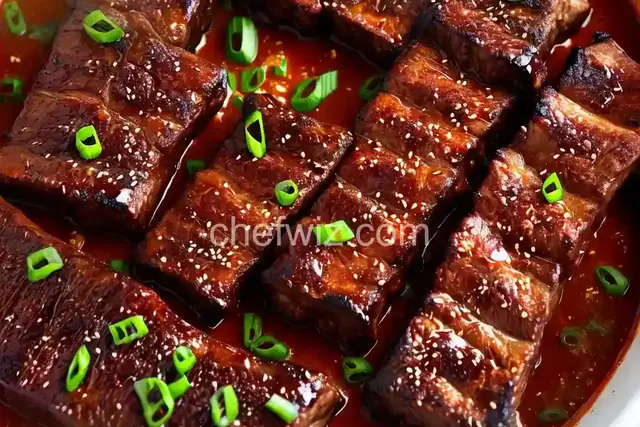Las Vegas Galbi (Korean-Style Beef Ribs)