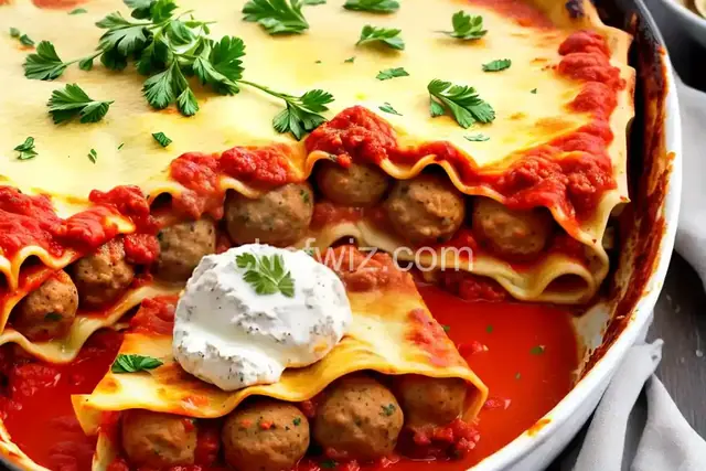 Lasagna Napoletana (Lasagna With Sausage, Smoked Cheese, and Meatballs) Recipe