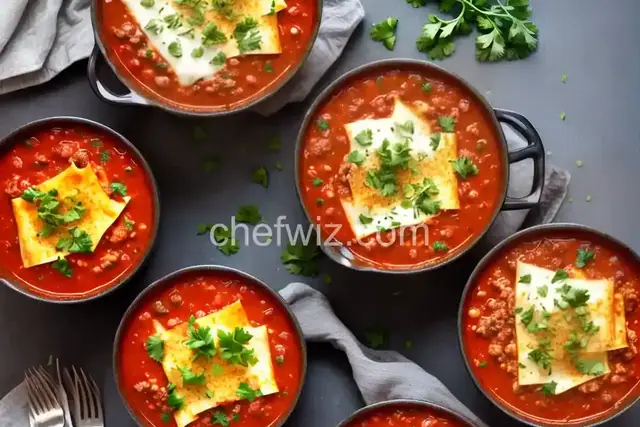 Lasagna Soup