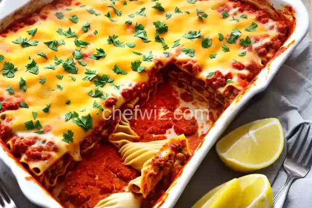 Lasagna Stuffed Shells