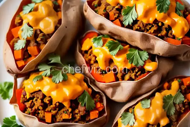 Laura’s Burrito-Stuffed Sweet Potatoes