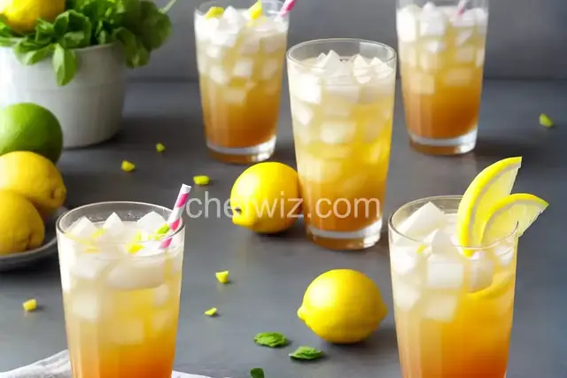 Layered Ombre Lemonade Drops