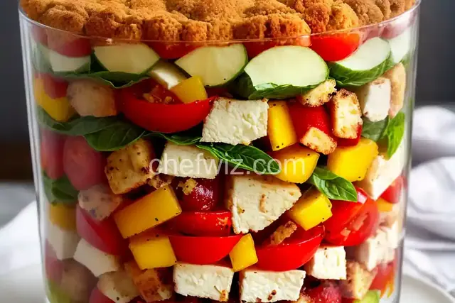 Layered Panzanella