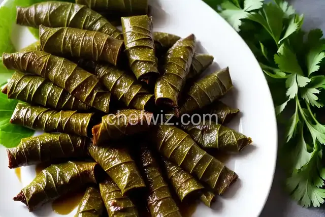 Lebanese Stuffed Grape Leaves