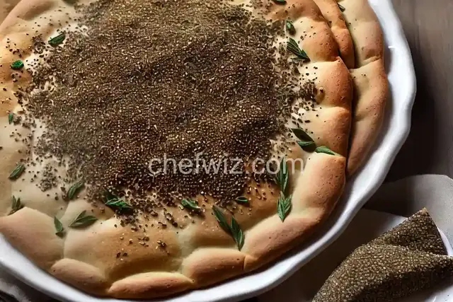 Lebanese Zaatar (Za'atar) Bread